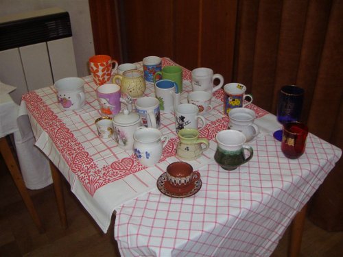 Klub dobré pohody - výstava hrnků a hrnečků - 14.2.2008